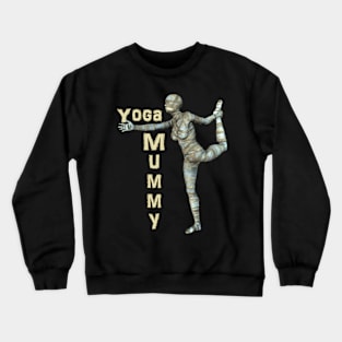 Yopga Mummy Standing Bow Pose Crewneck Sweatshirt